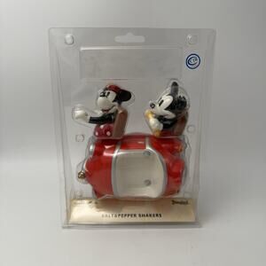 RARE Disney Mickey & Minnie Mouse Car Salt & Pepper Shakers